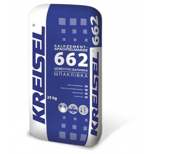 301a5cb12a8d11f0b7de901b0ecd7ae4_67aab2e6059a11f1b80cb42e99ccff36 662 KREISEL Шпаклівка вап.цемент./25 - Зображення 1