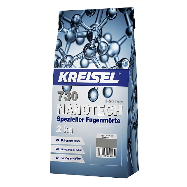 550a31ba413e11f0b7e6b42e99c9b7fd_67aab2cc059a11f1b80cb42e99ccff36 730 KREISEL Суміш для заповнення міжкліткових швів 6А сталевий (2кг) - Зображення 1
