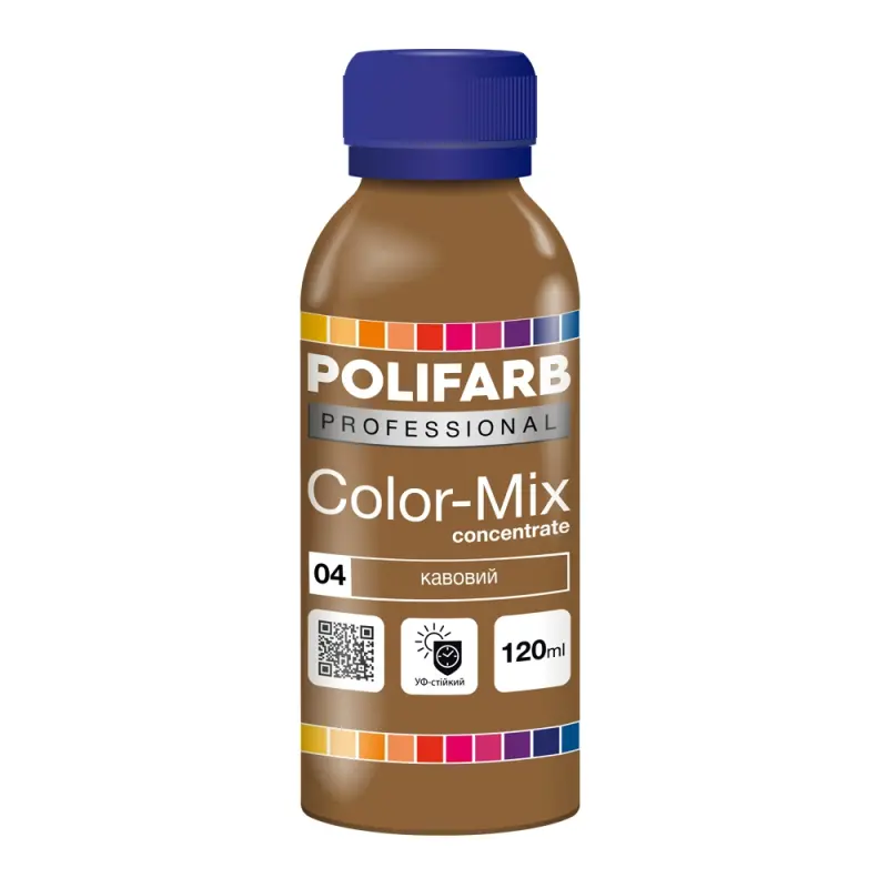 a7d44bf55c2f11f0b7e8b42e99c9b7fd_8cfd7e220cc711f1b80cb42e99ccff36-1 Color Mix Polifarb 04 кавовий 0,12л - Зображення 1