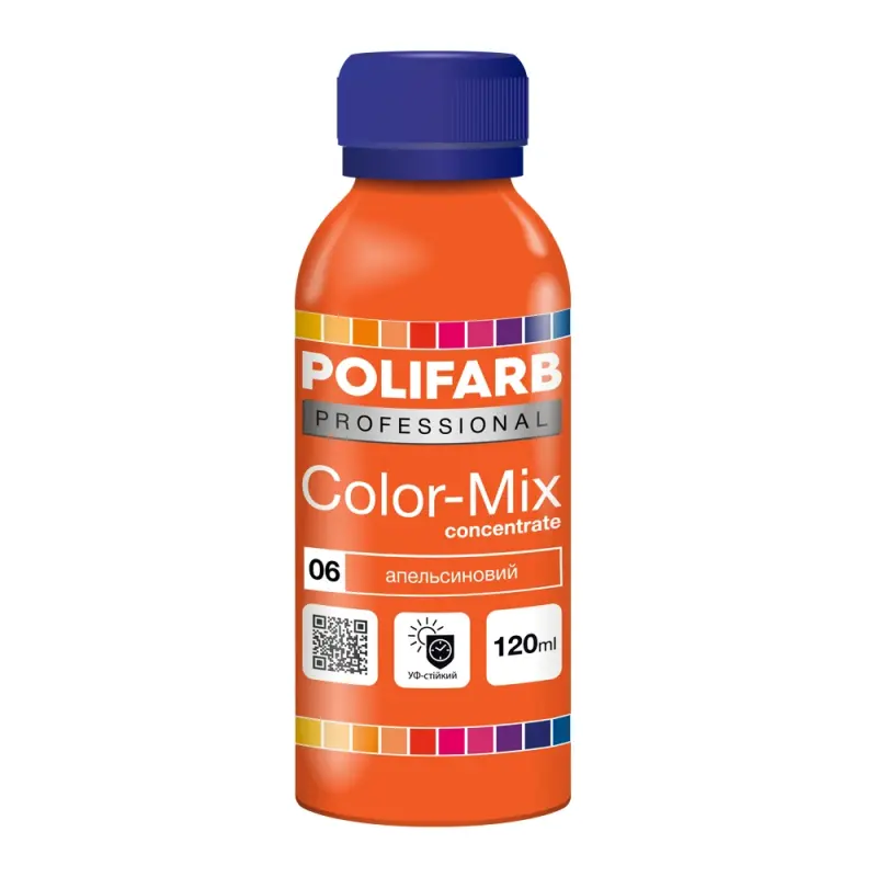 a7d44bf75c2f11f0b7e8b42e99c9b7fd_1b47aa360ccd11f1b80cb42e99ccff36-1 Color Mix Polifarb 06 апельсин. 0,12л - Зображення 1