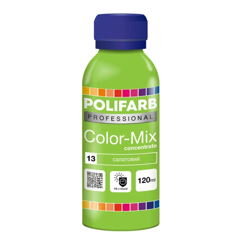 a7d44bfd5c2f11f0b7e8b42e99c9b7fd_8cfd7e230cc711f1b80cb42e99ccff36-1 Color Mix Polifarb 13 салатовий 0,12л - Зображення 1