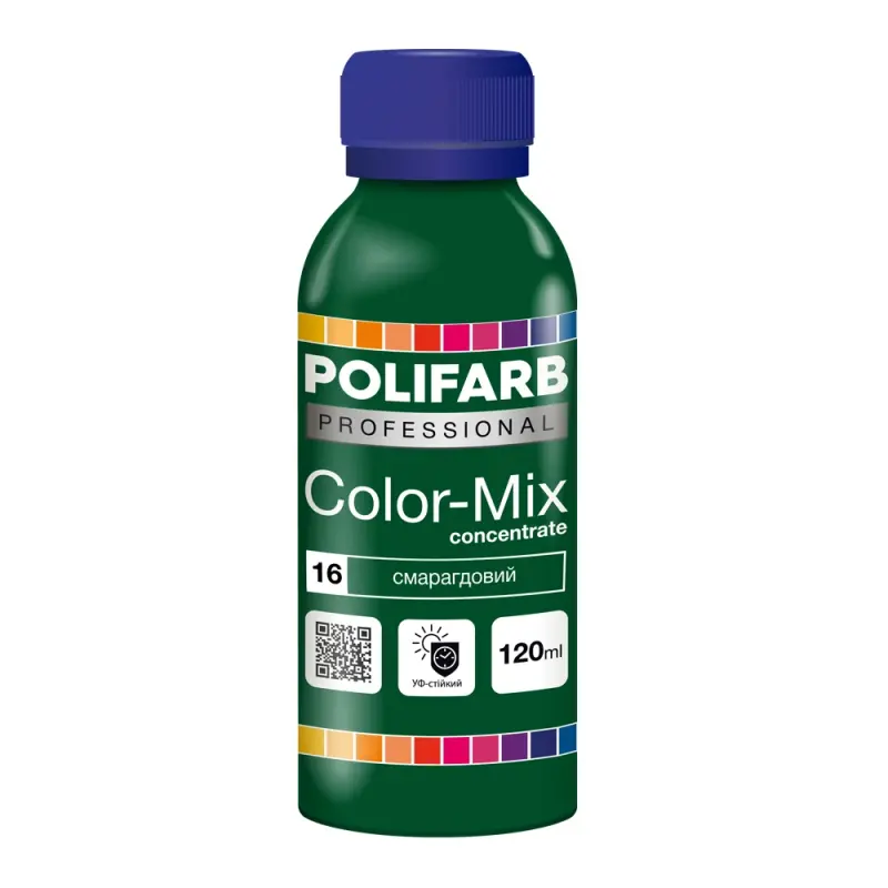 a7d44bfe5c2f11f0b7e8b42e99c9b7fd_8cfd7e260cc711f1b80cb42e99ccff36-1 Color Mix Polifarb 16 смарагдовий 0,12л - Зображення 1