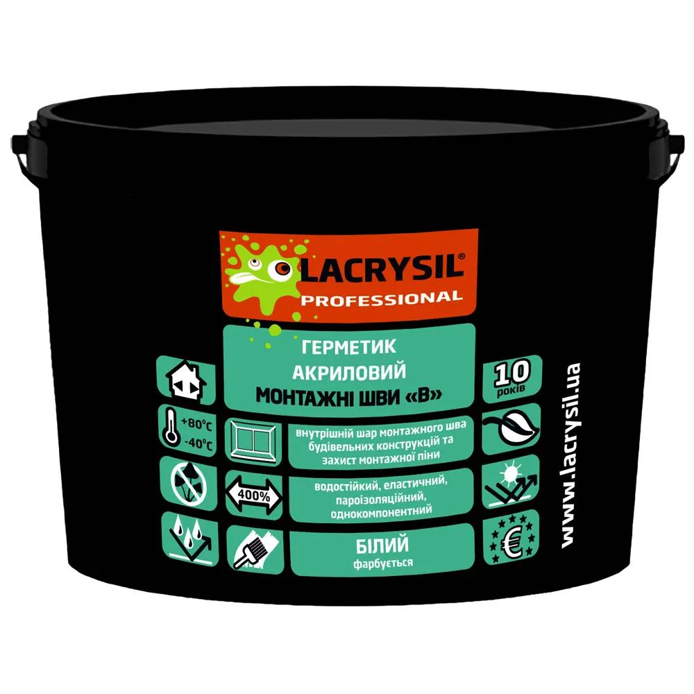 b1ac828f5b0c11f0b7e8b42e99c9b7fd_1b47aa4f0ccd11f1b80cb42e99ccff36-1 Герметик LACRYSIL акриловий для монтажних швів "В" 1,2кг - Зображення 1