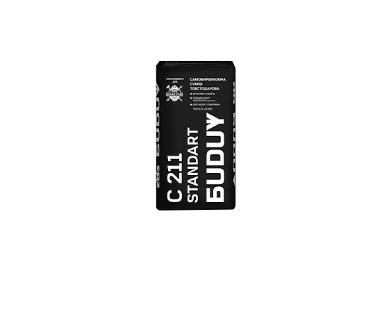 ea5f2caf366311f0b7e4b42e99c9b7fd_0e14970c0bf811f1b80cb42e99ccff36 С-211 Суміш Buduy самовирівн. для підлоги товстошар. (міш. 25кг) - Зображення 1