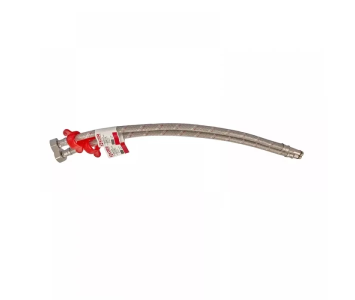 ee9bfc10fb7211f0b80cb42e99ccff36_2504dd7d122811f1b80cb42e99ccff36 KOER KH-01-F1/2"xM10-800 Гнучке підведення нержавійка (пара) (40 шт/ящ) - Зображення 1