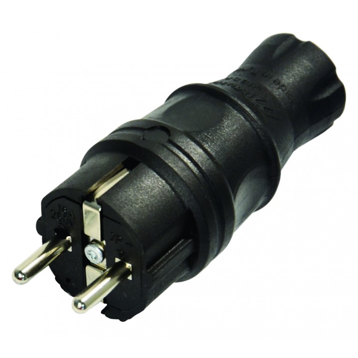 747d60fe2cd911f1b80cb42e99ccff36_3d6b15b9665411f1b80fb42e99ccff36 Вилка з/з, 16А, каучук, пряма, Mutlusan - Зображення 1